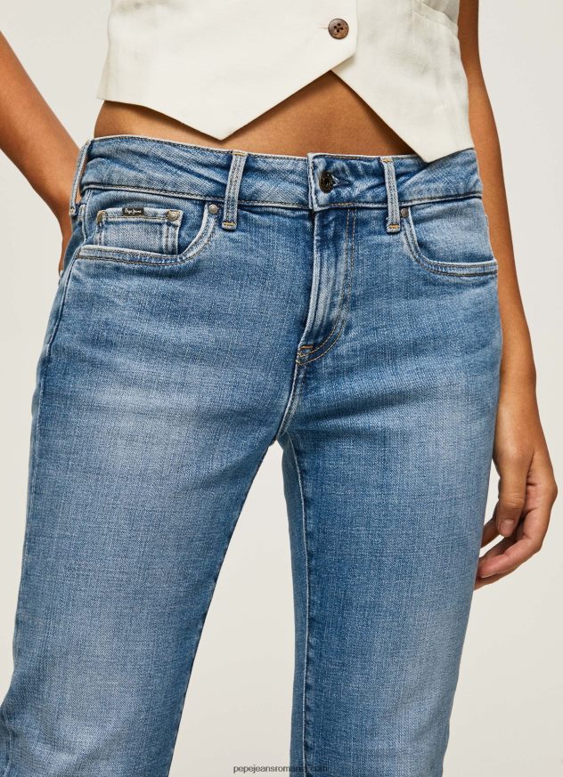 blugi jolie cu talie medie regulată femei Pepe Jeans denim 6Z0R4620 - imagine 3