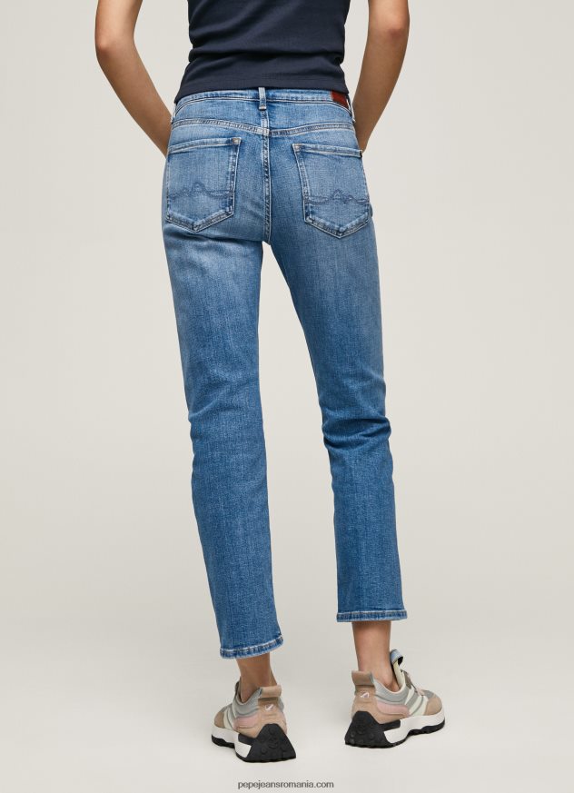 blugi Mary cu talie înaltă, cu ajustare regulată femei Pepe Jeans denim 6Z0R4618 - imagine 4