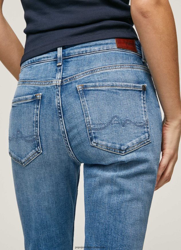 blugi Mary cu talie înaltă, cu ajustare regulată femei Pepe Jeans denim 6Z0R4618 - imagine 5