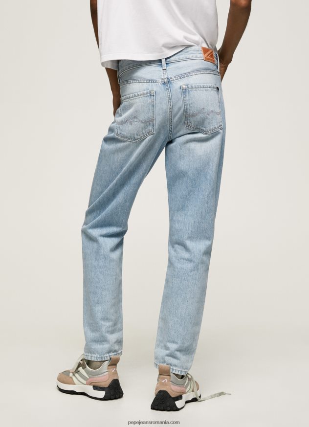blugi Mary cu talie înaltă, cu ajustare regulată femei Pepe Jeans denim 6Z0R4619 - imagine 4