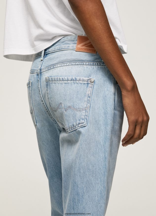 blugi Mary cu talie înaltă, cu ajustare regulată femei Pepe Jeans denim 6Z0R4619 - imagine 5
