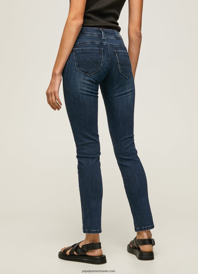 blugi noi Brooke slim fit cu talie mijlocie femei Pepe Jeans denim 6Z0R4635 - imagine 4