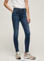 blugi regent skinny cu talie înaltă femei Pepe Jeans denim 6Z0R4645 - imagine 2