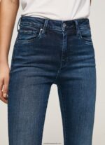 blugi regent skinny cu talie înaltă femei Pepe Jeans denim 6Z0R4645 - imagine 3