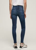 blugi regent skinny cu talie înaltă femei Pepe Jeans denim 6Z0R4645 - imagine 4