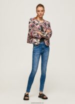 blugi regent skinny cu talie înaltă femei Pepe Jeans denim 6Z0R4646