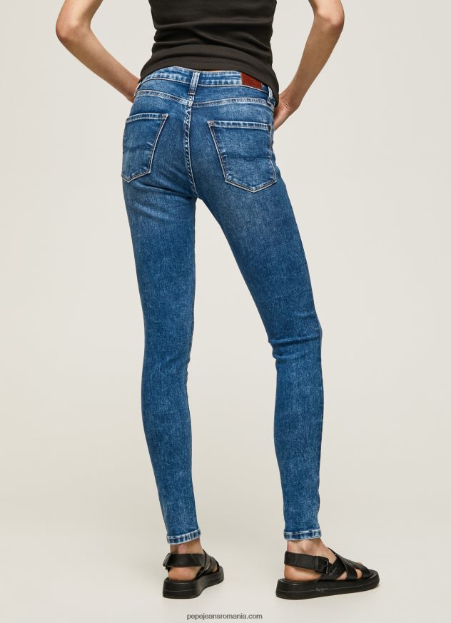 blugi regent skinny cu talie înaltă femei Pepe Jeans denim 6Z0R4646 - imagine 3