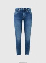 blugi regent skinny cu talie înaltă femei Pepe Jeans denim 6Z0R4646 - imagine 5