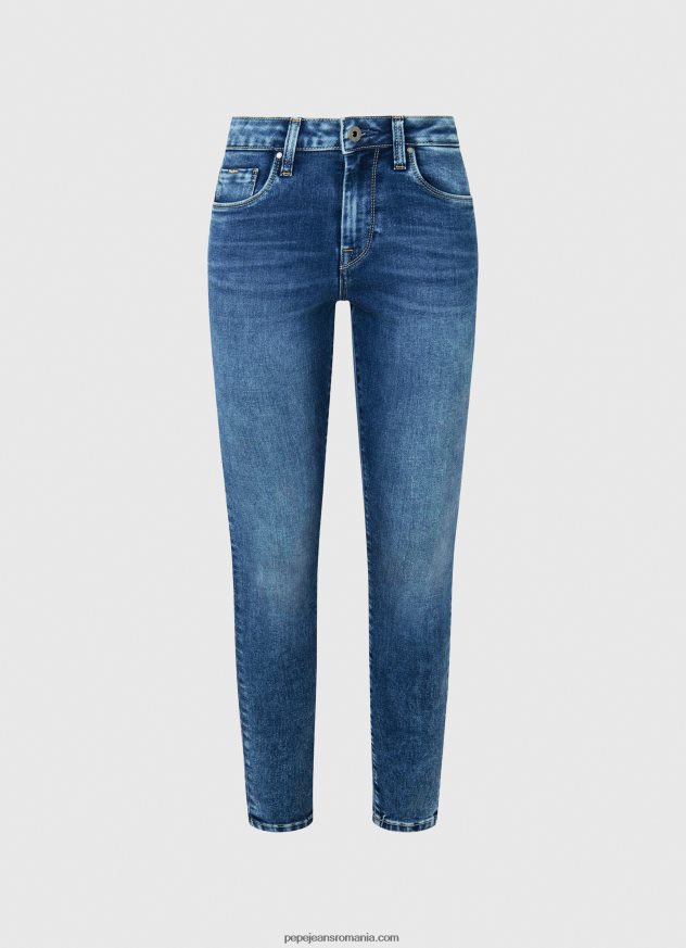 blugi regent skinny cu talie înaltă femei Pepe Jeans denim 6Z0R4646 - imagine 5