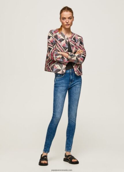 blugi regent skinny cu talie înaltă femei Pepe Jeans denim 6Z0R4646