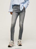 blugi regent skinny cu talie înaltă femei Pepe Jeans denim 6Z0R4647 - imagine 2