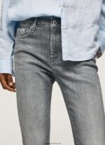 blugi regent skinny cu talie înaltă femei Pepe Jeans denim 6Z0R4647 - imagine 3