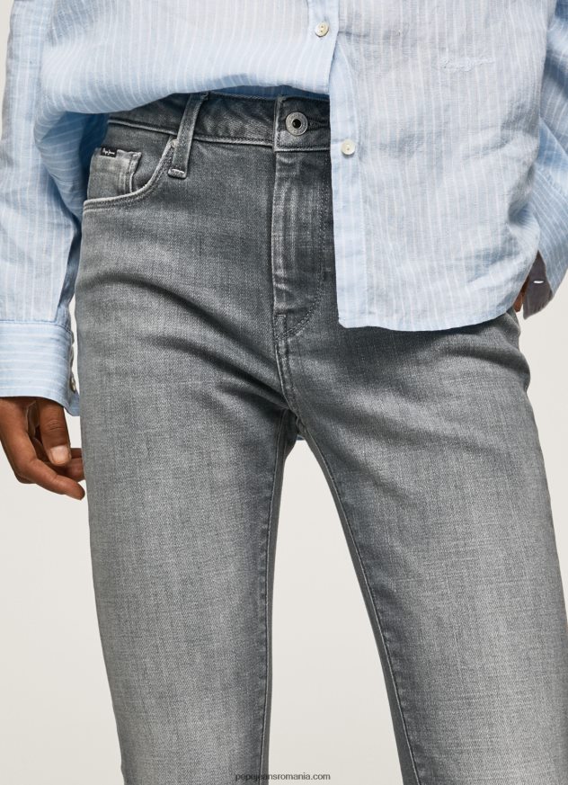 blugi regent skinny cu talie înaltă femei Pepe Jeans denim 6Z0R4647 - imagine 3