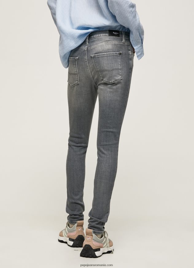 blugi regent skinny cu talie înaltă femei Pepe Jeans denim 6Z0R4647 - imagine 4