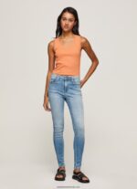 blugi regent skinny cu talie înaltă femei Pepe Jeans denim 6Z0R4652