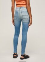 blugi regent skinny cu talie înaltă femei Pepe Jeans denim 6Z0R4652 - imagine 5