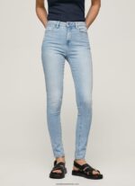 blugi skinny cu talie înaltă dion femei Pepe Jeans denim 6Z0R4638 - imagine 2
