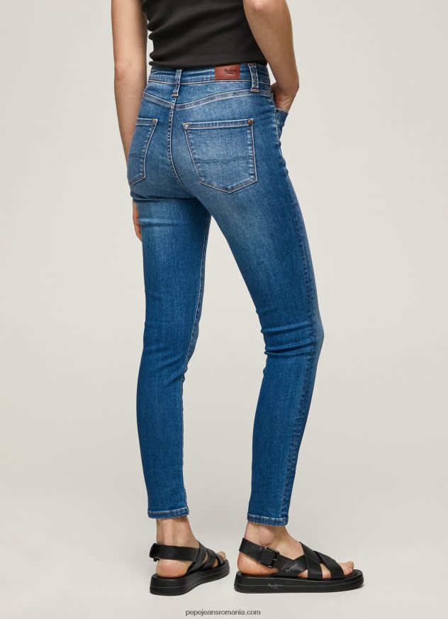 blugi skinny cu talie înaltă dion femei Pepe Jeans denim 6Z0R4641 - imagine 4