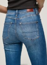 blugi skinny cu talie înaltă dion femei Pepe Jeans denim 6Z0R4641 - imagine 5