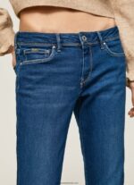 blugi skinny cu talie medie lola femei Pepe Jeans denim 6Z0R4639 - imagine 3