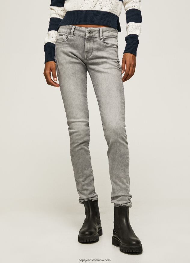 blugi skinny soho cu talie medie femei Pepe Jeans denim 6Z0R4649 - imagine 2