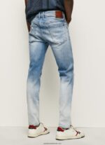 blugi slim fit hatch obișnuiți bărbați Pepe Jeans denim 6Z0R46796 - imagine 5
