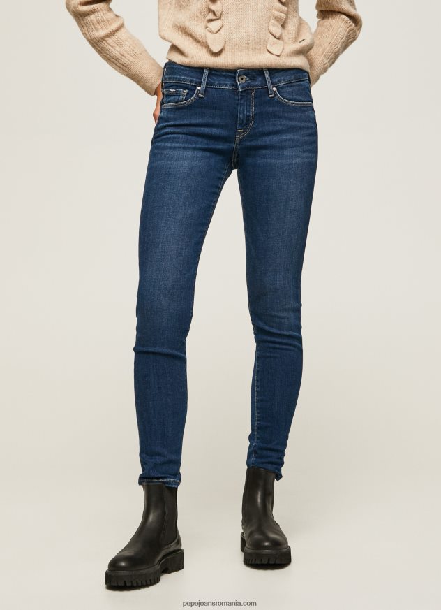 blugi soho slim fit cu talie mijlocie femei Pepe Jeans denim 6Z0R4657 - imagine 2