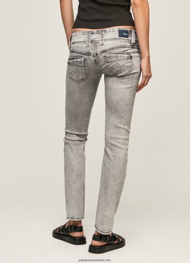 blugi venus cu talie joasa cu ajustare regulata femei Pepe Jeans denim 6Z0R4628 - imagine 5