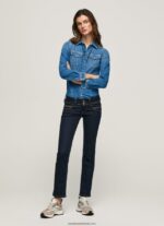 blugi Venus cu talie joasă, drepte femei Pepe Jeans denim 6Z0R4637