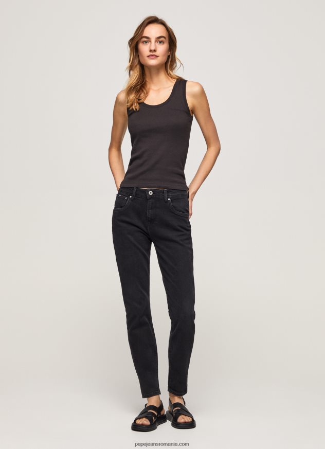blugi_violet_cu_talie_inalta_femei_pepe_jeans_denim_6z0r4692.jpg blugi violet cu talie înaltă femei Pepe Jeans denim 6Z0R4692 - imagine 1
