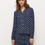 bluză cu imprimeu geometric femei Pepe Jeans multi 6Z0R46357
