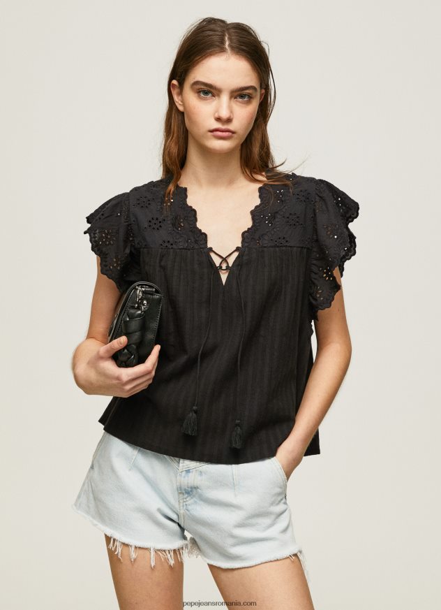 bluza_din_bumbac_cu_detalii_ajurate_femei_pepe_jeans_negru_6z0r46336.jpg bluză din bumbac cu detalii ajurate femei Pepe Jeans negru 6Z0R46336 - imagine 1