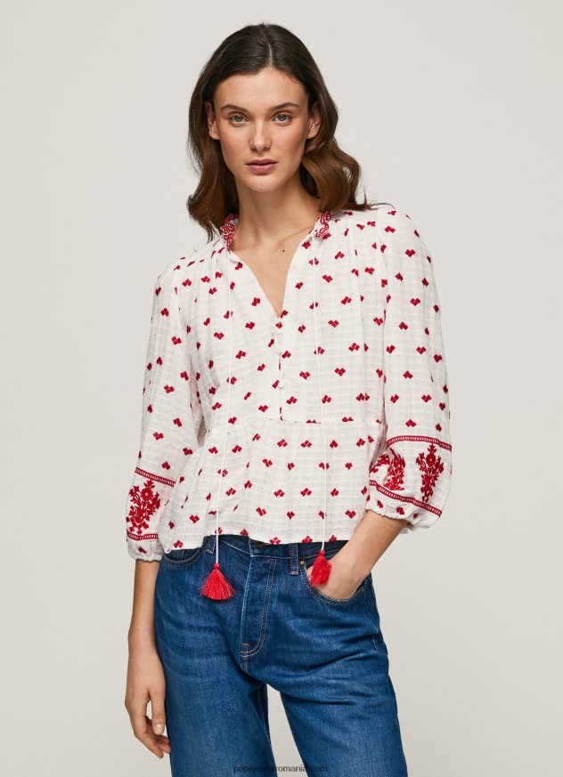 bluza_dobby_din_bumbac_brodat_femei_pepe_jeans_alb_6z0r46345.jpg bluză dobby din bumbac brodat femei Pepe Jeans alb 6Z0R46345 - imagine 1