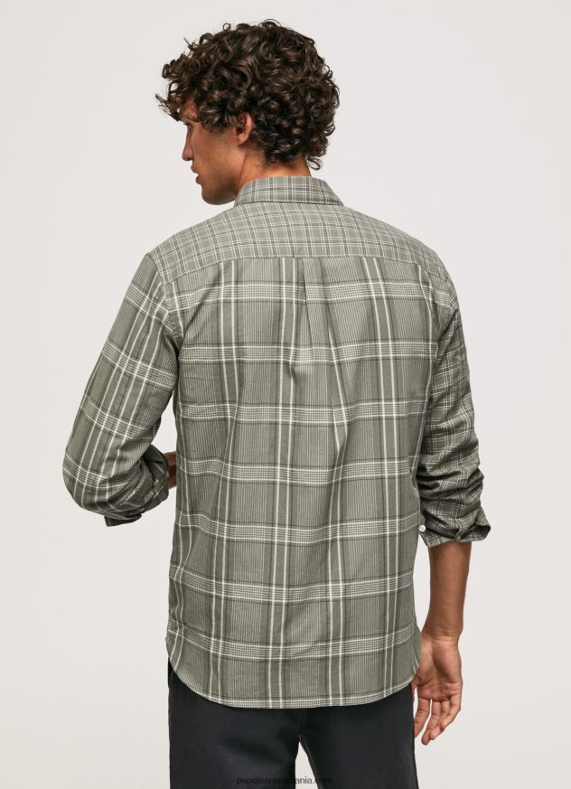 cămașă cu carouri mixte cu potrivire normală bărbați Pepe Jeans turnare 6Z0R461038 - imagine 4