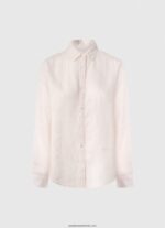 cămașă cu formă normală cu imprimeu în dungi femei Pepe Jeans roz moale 6Z0R46332 - imagine 5