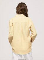 cămașă cu formă normală cu imprimeu în dungi femei Pepe Jeans strălucire 6Z0R46347 - imagine 4