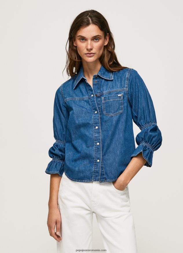 camasa_din_denim_cu_potrivire_normala_femei_pepe_jeans_denim_6z0r4696.jpg cămașă din denim cu potrivire normală femei Pepe Jeans denim 6Z0R4696 - imagine 1