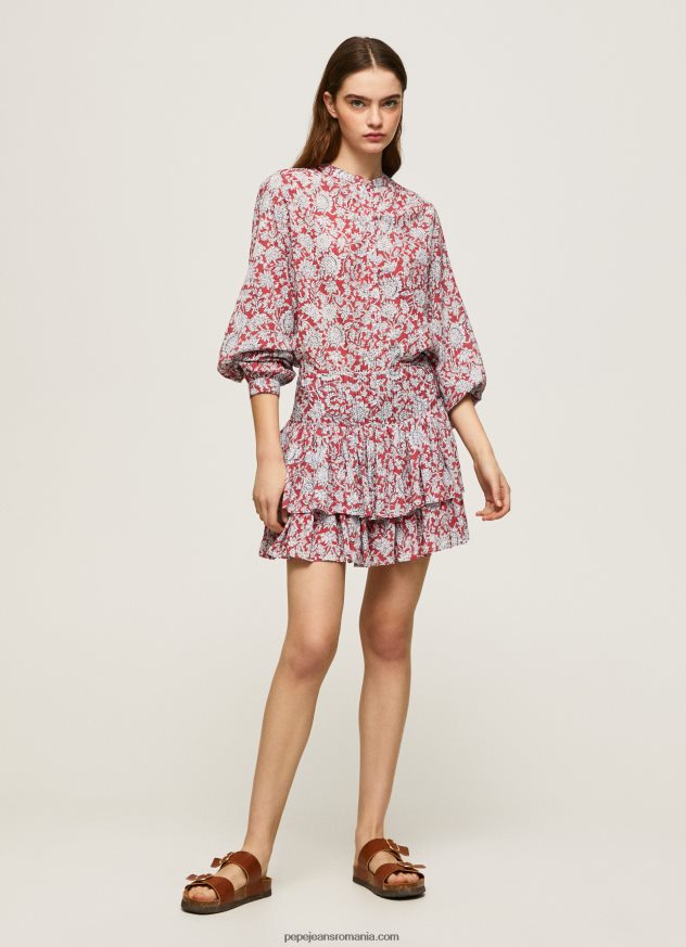 fusta_cu_imprimeu_floral_femei_pepe_jeans_multi_6z0r46503.jpg fusta cu imprimeu floral femei Pepe Jeans multi 6Z0R46503 - imagine 1