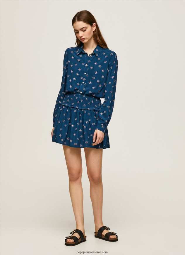 fusta_cu_imprimeu_floral_femei_pepe_jeans_multi_6z0r46505.jpg fusta cu imprimeu floral femei Pepe Jeans multi 6Z0R46505 - imagine 1