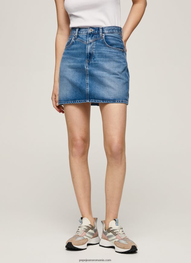 fusta din denim cu potrivire regulata femei Pepe Jeans denim 6Z0R46495 - imagine 2