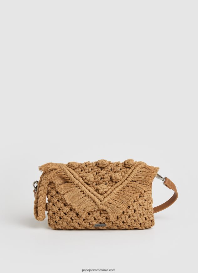 geanta_crossbody_din_macrame_femei_pepe_jeans_camila_6z0r46744.jpg geanta crossbody din macrame femei Pepe Jeans cămilă 6Z0R46744 - imagine 1