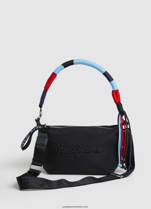 geantă crossbody din material textil cu mâner reglabil femei Pepe Jeans dafin 6Z0R46735 - imagine 4