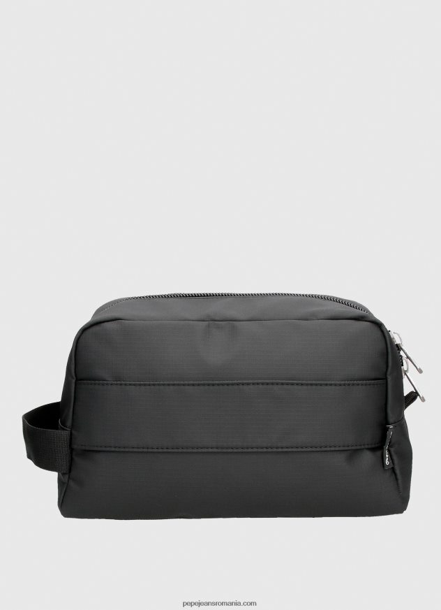 geantă de toaletă de călătorie cu mâner bărbați Pepe Jeans negru 6Z0R461295 - imagine 3
