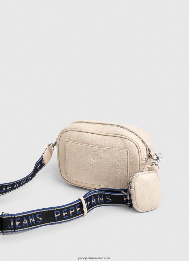 geantă maxi crossbody cu logo în relief femei Pepe Jeans zer 6Z0R46712 - imagine 3