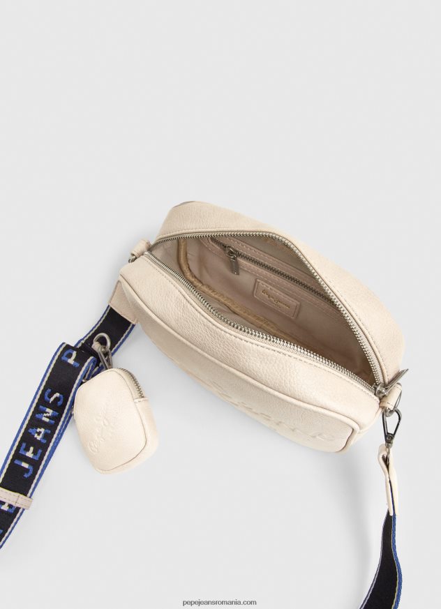 geantă maxi crossbody cu logo în relief femei Pepe Jeans zer 6Z0R46712 - imagine 4