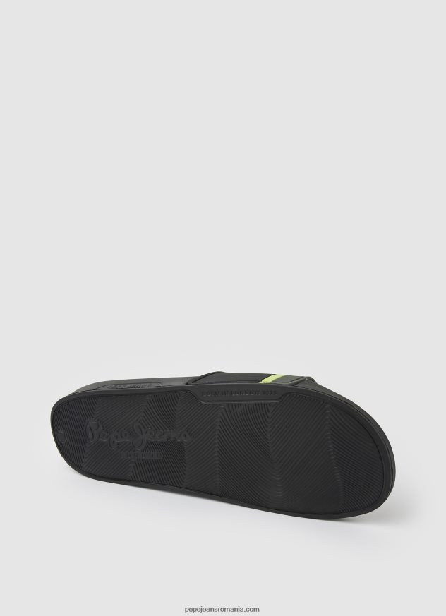 glisor portobello beach flip flops bărbați Pepe Jeans negru 6Z0R461261 - imagine 5
