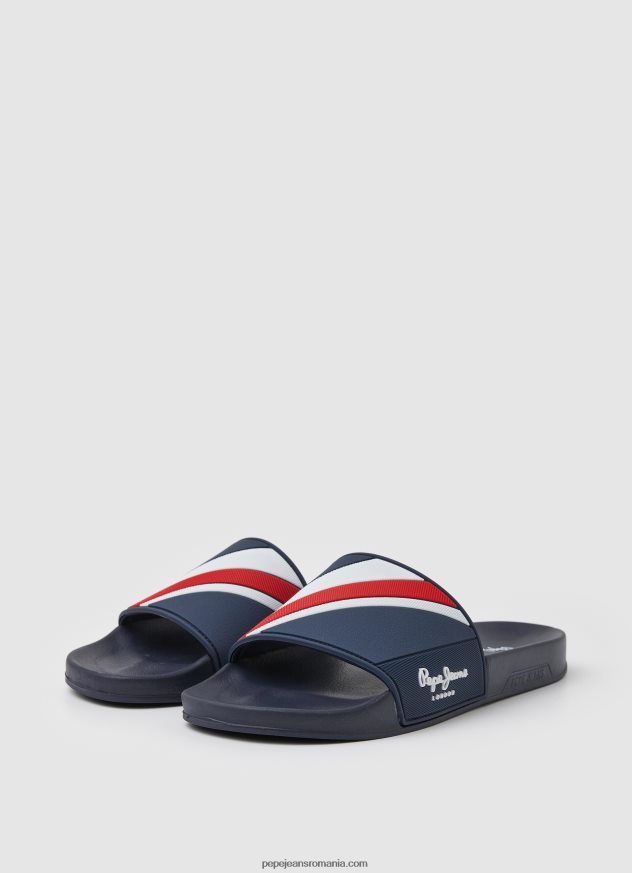 glisor textura șlapi de plajă bărbați Pepe Jeans marina 6Z0R461264 - imagine 3