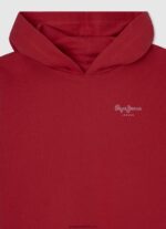 hanorac din bumbac fată Pepe Jeans studio roșu 6Z0R461412 - imagine 3