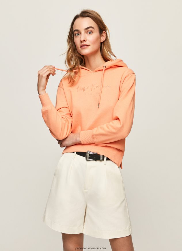 hanorac_din_bumbac_femei_pepe_jeans_piersica_6z0r46282.jpg hanorac din bumbac femei Pepe Jeans piersică 6Z0R46282 - imagine 1