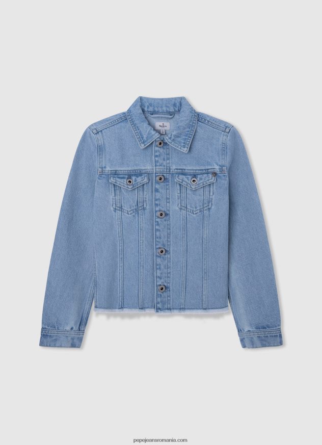 jachetă de denim cu potrivire obișnuită fată Pepe Jeans zer 6Z0R461359 - imagine 5